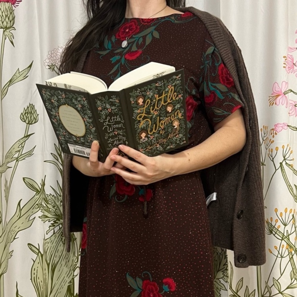 Vintage Floral Midi Short Sleeve Bohemian Dress